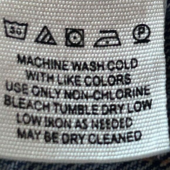 We The Free Denim Mini Skirt Women's Size 27 Blue Front Full Zip Boho Frayed Hem - Picture 10 of 11